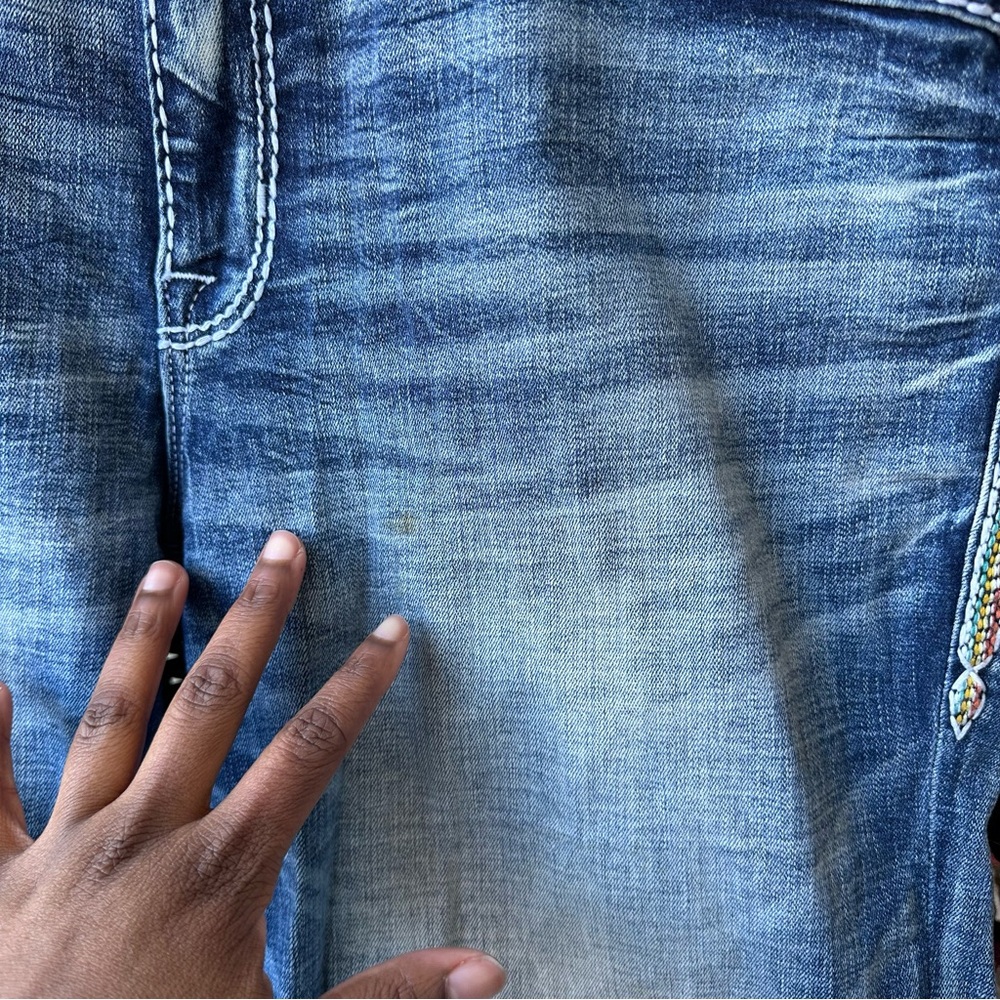 Rock Revival Nuri Easy Stretch Capri Jean 34x25 - Picture 6 of 14